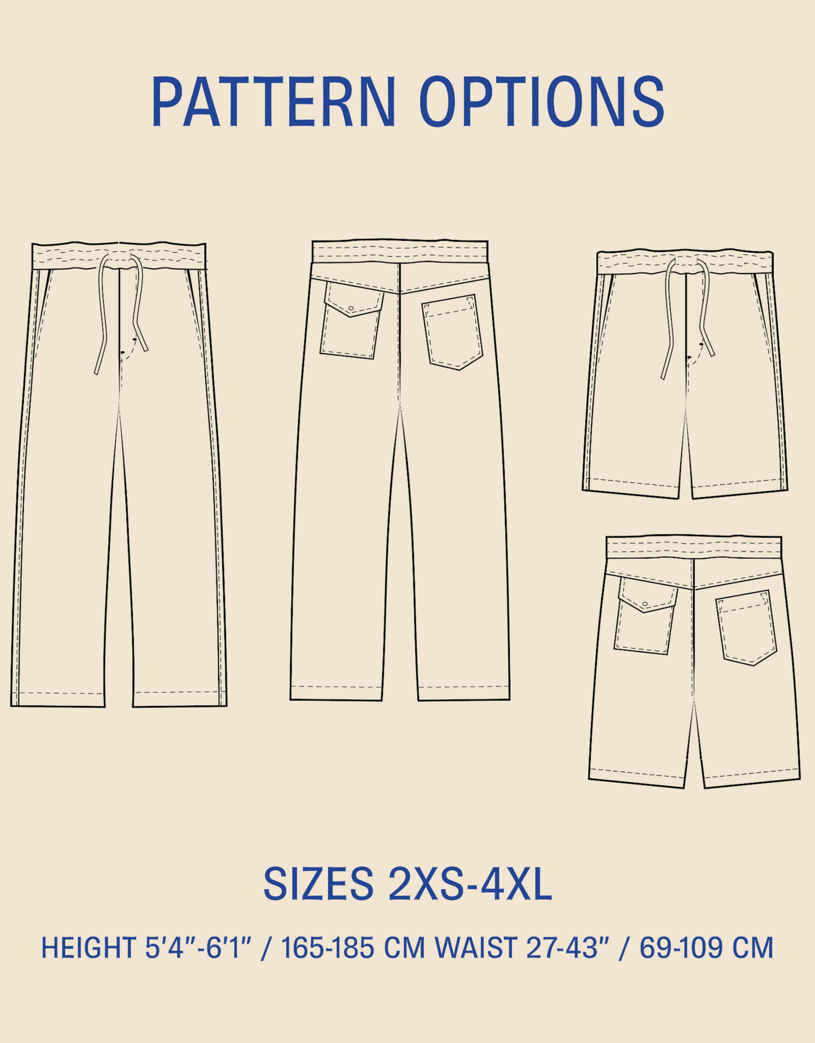 Wardrobe By Me Patroon - Summer Pants (man)