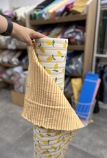 Stepper Double Gauze - Lemons & Stripes