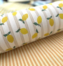Stepper Double Gauze - Lemons & Stripes