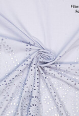 Fibre Mood Poplin Broderie - Storm