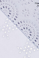 Fibre Mood Poplin Broderie - Storm