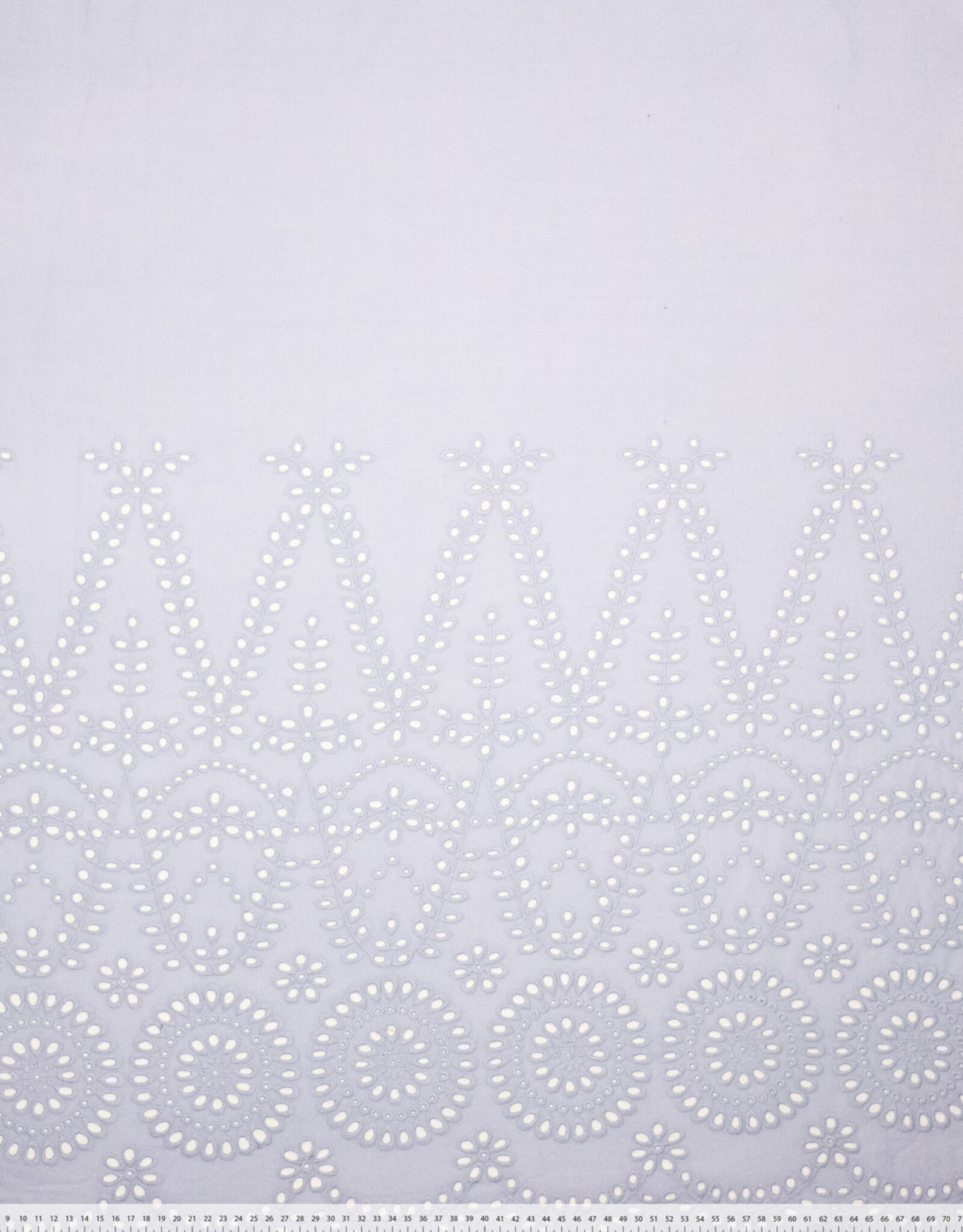 Fibre Mood Poplin Broderie - Storm