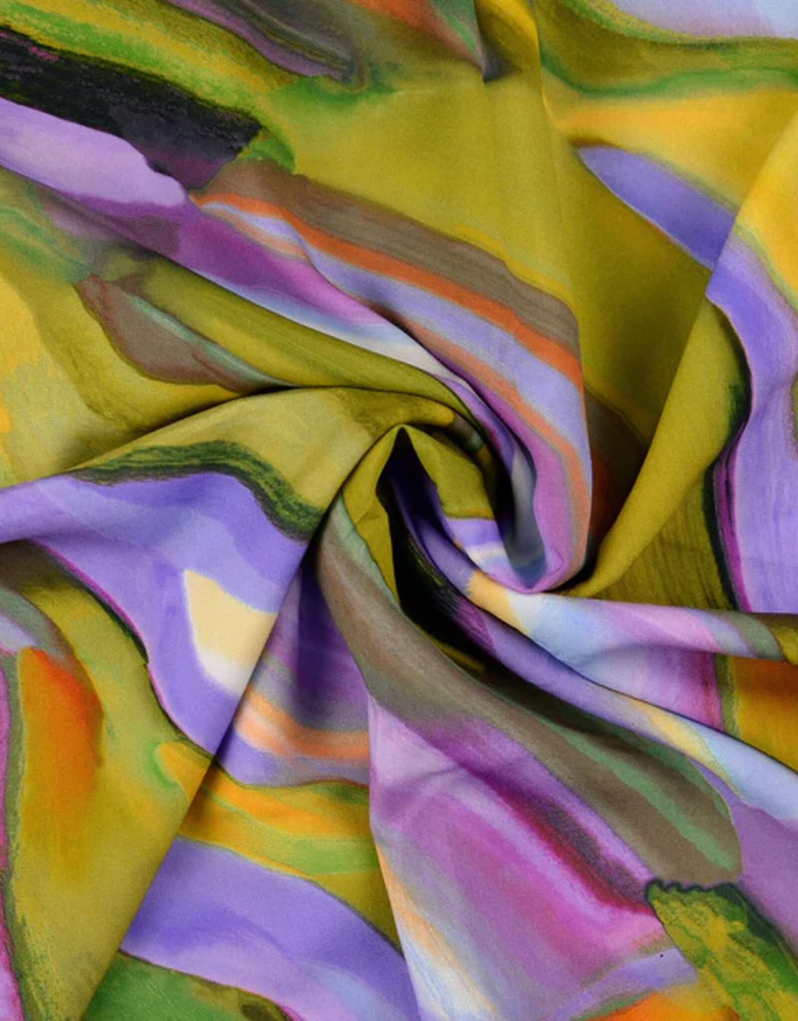 Viscose - Swirl groen