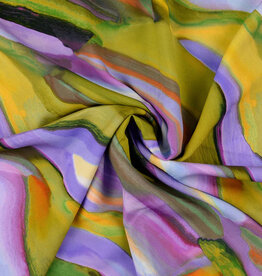 Viscose - Swirl groen