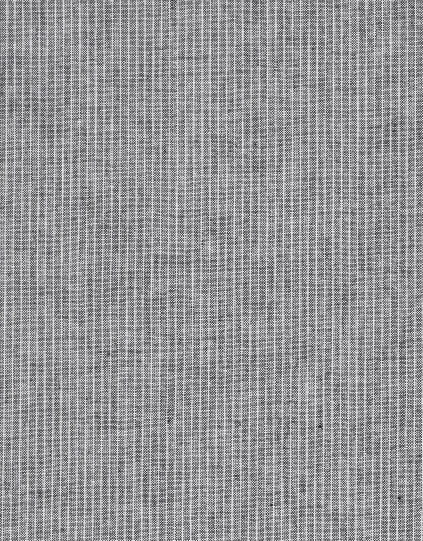 Linnen Mix - Fine Lines - Black
