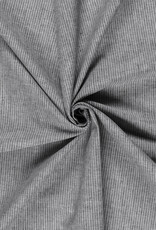 Linnen Mix - Fine Lines - Black