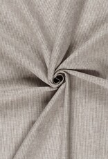 Linnen Mix - Fine Lines - Brown
