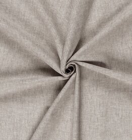 Linnen Mix - Fine Lines - Brown