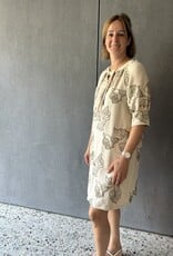 Linnen Viscose mix - Flower