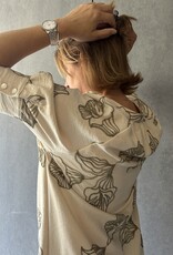 Linnen Viscose mix - Flower