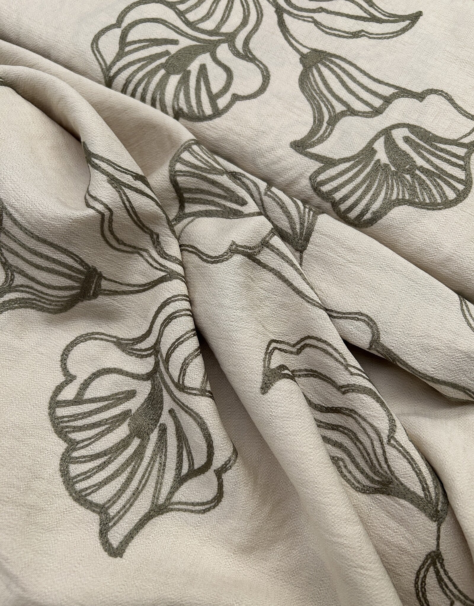 Linnen Viscose mix - Flower
