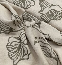 Linnen Viscose mix - Flower