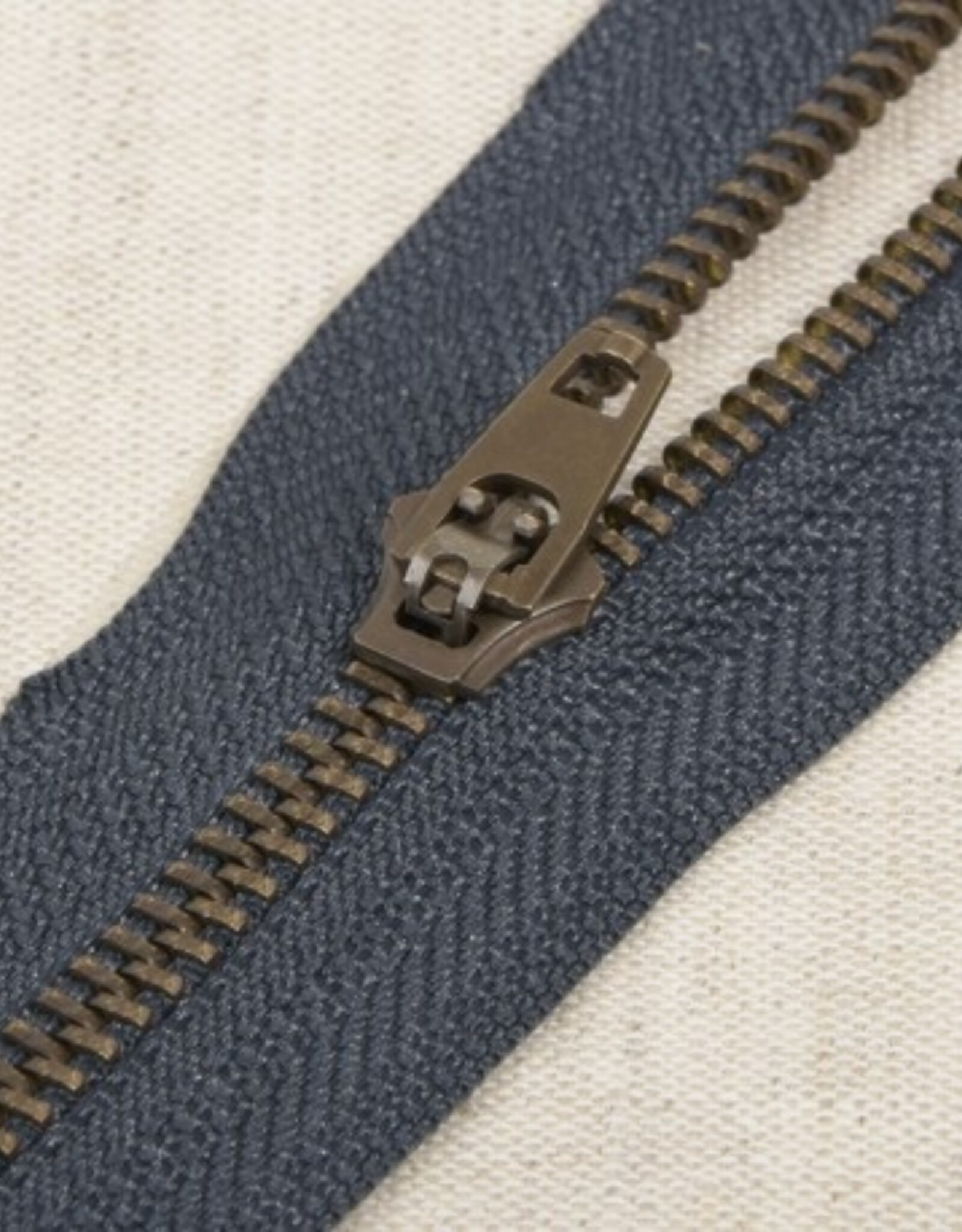 Metalen Broekrits - Marineblauw