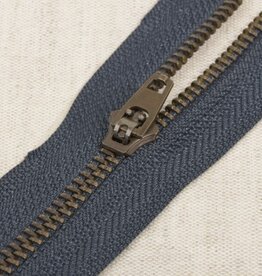 Metalen Broekrits - Marineblauw