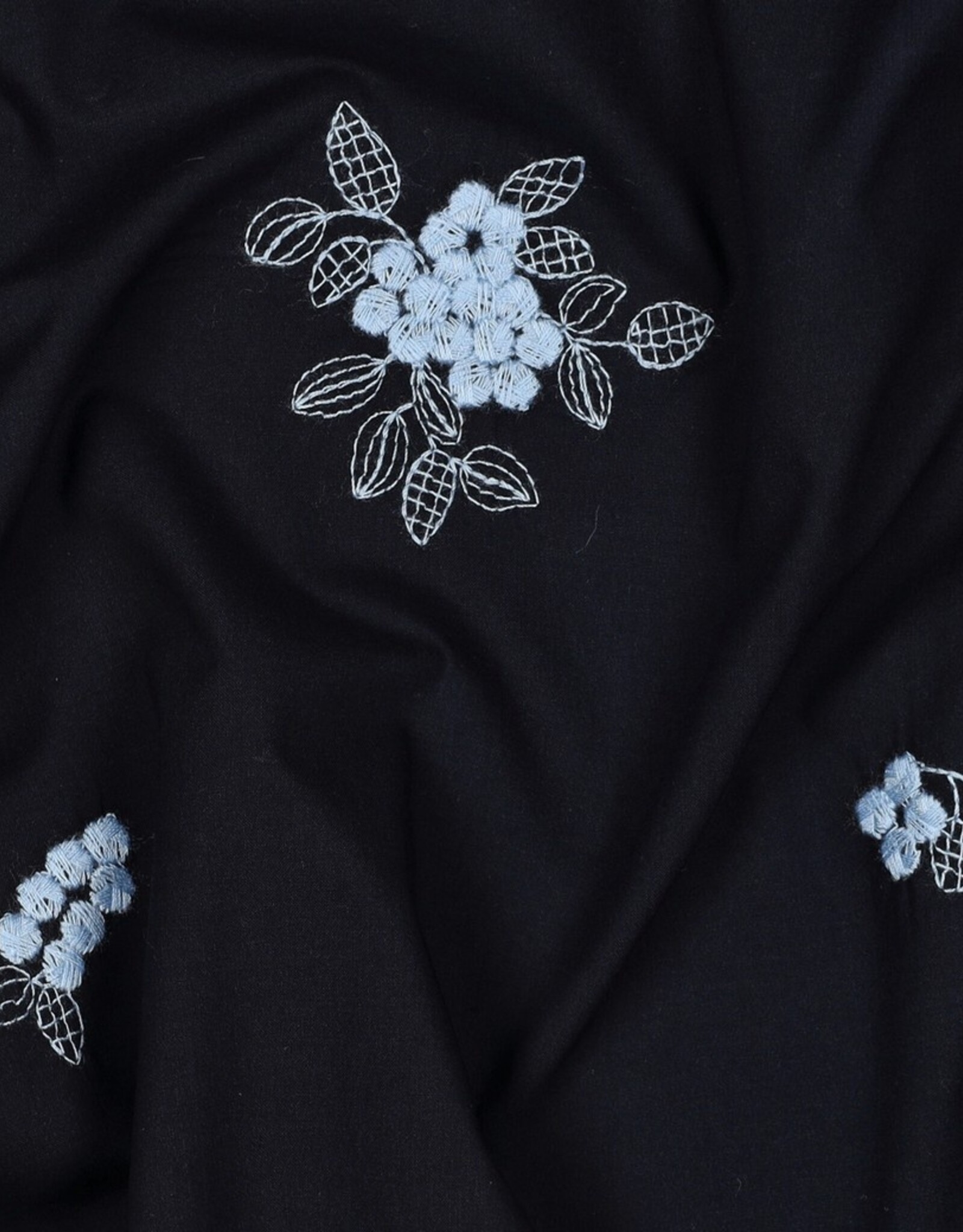 Katoen - Marine broderie