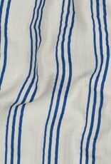 Double Gauze - Kobalt Stripes