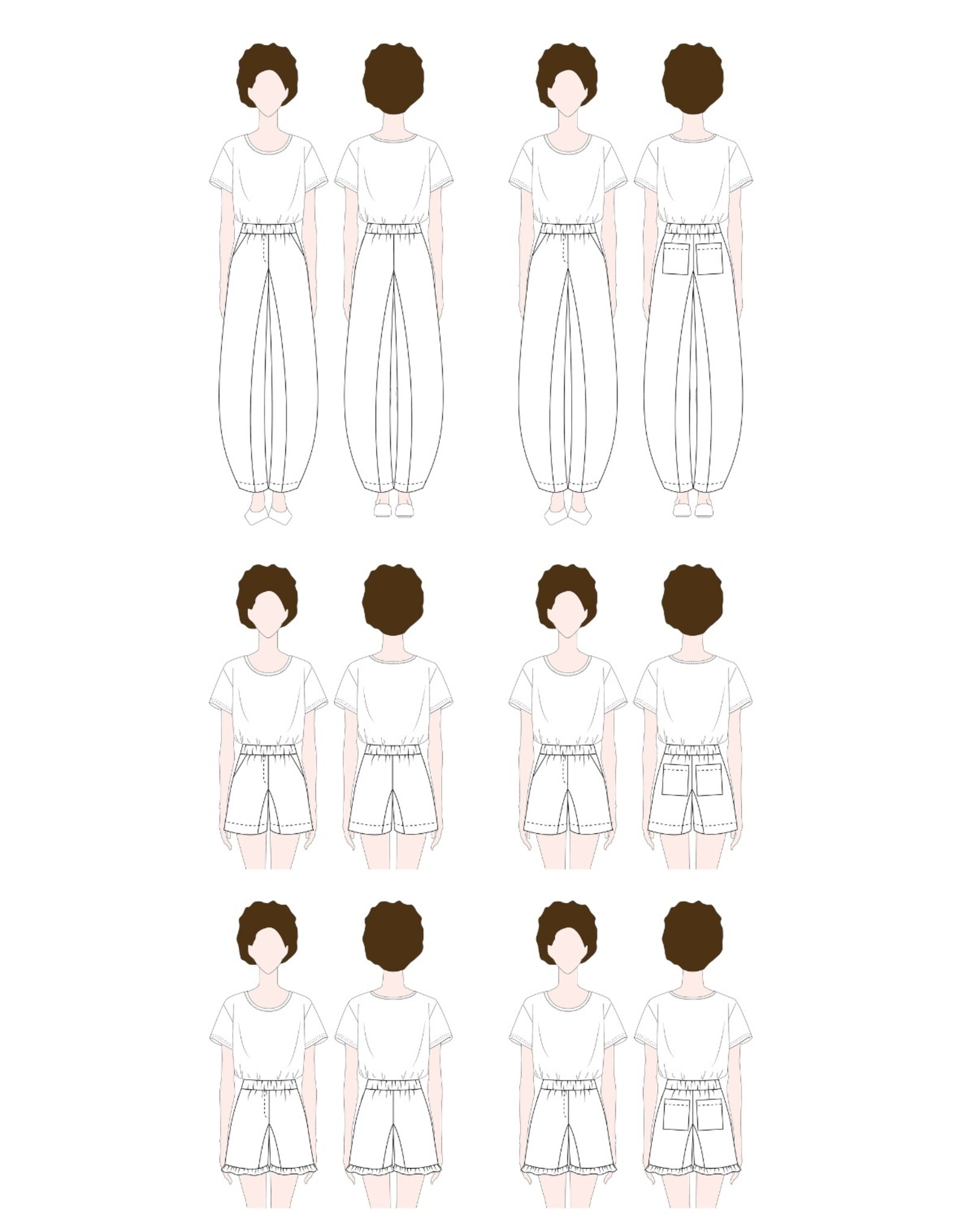 notches Patroon - TIKI broek & short