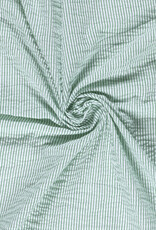 Seersucker - Streepje - Groen