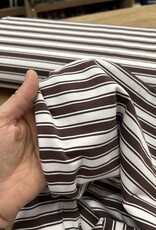 Tricot - Double Stripes - Bruin