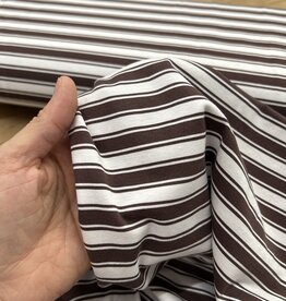Tricot - Double Stripes - Bruin