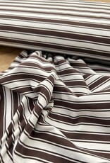 Tricot - Double Stripes - Bruin