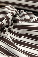 Tricot - Double Stripes - Bruin