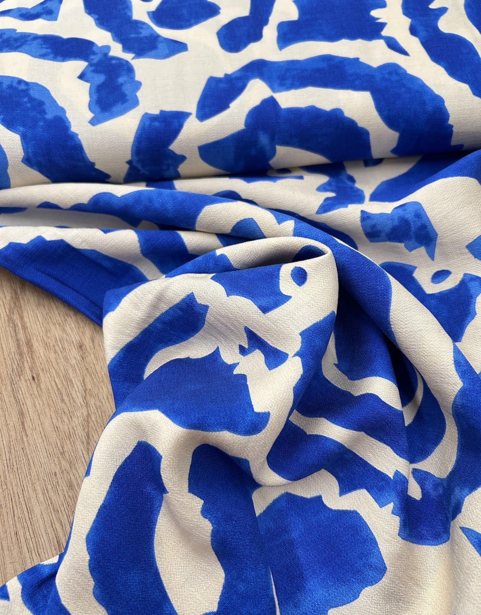 Viscose mix - Kobalt Abstract