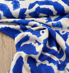 Viscose mix - Kobalt Abstract