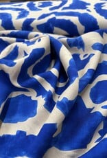 Viscose mix - Kobalt Abstract