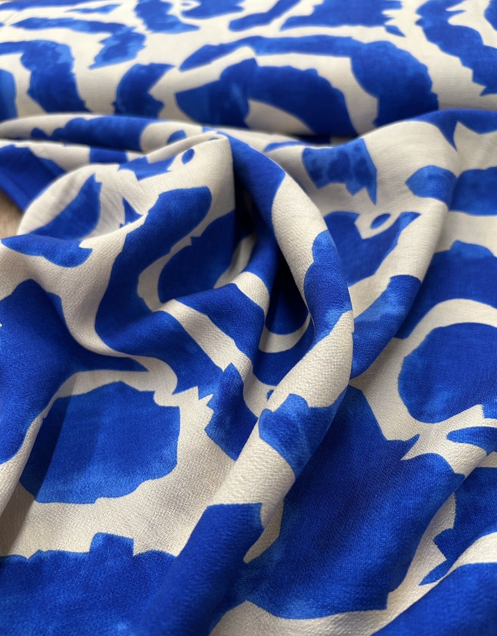 Viscose mix - Kobalt Abstract