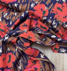 Viscose - Poppy red