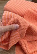 Double Gauze - Stripes 2-sided - Orange