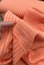 Double Gauze - Stripes 2-sided - Orange