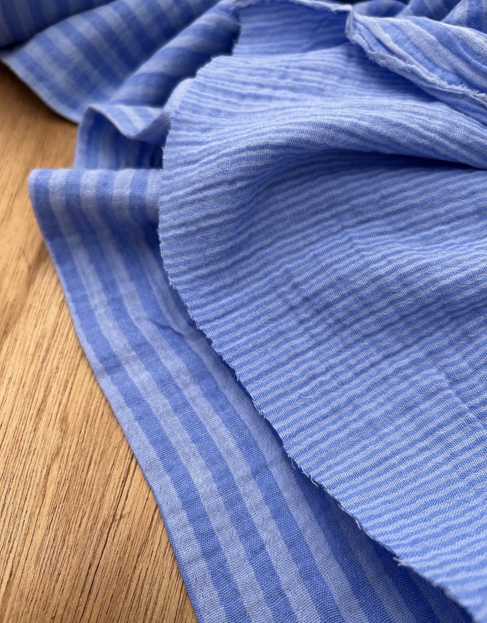 Double Gauze - Stripes 2-sided - Blauw