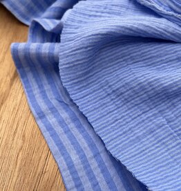 Double Gauze - Stripes 2-sided - Blauw