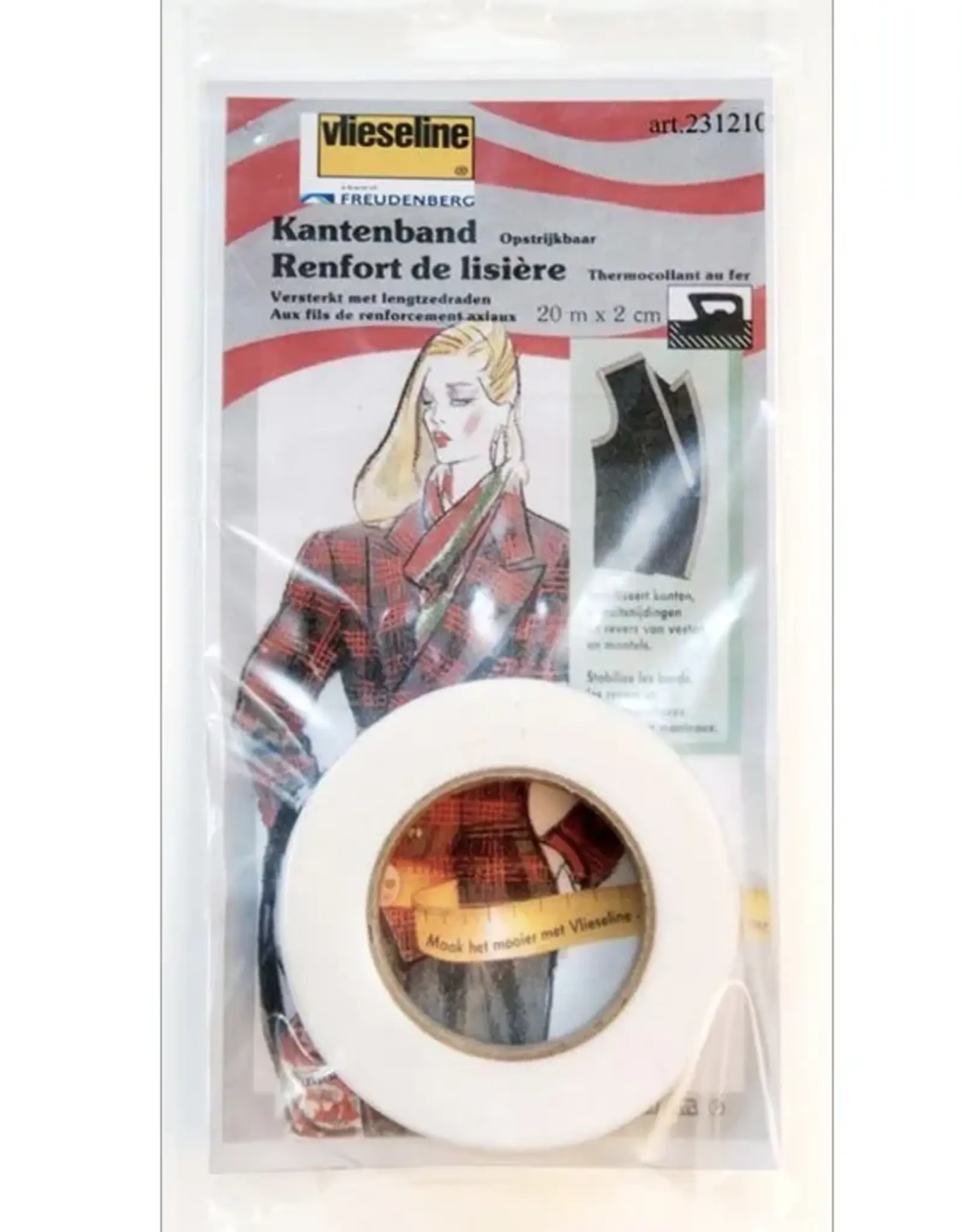 Vlieseline Kantenband - 2cm - Wit