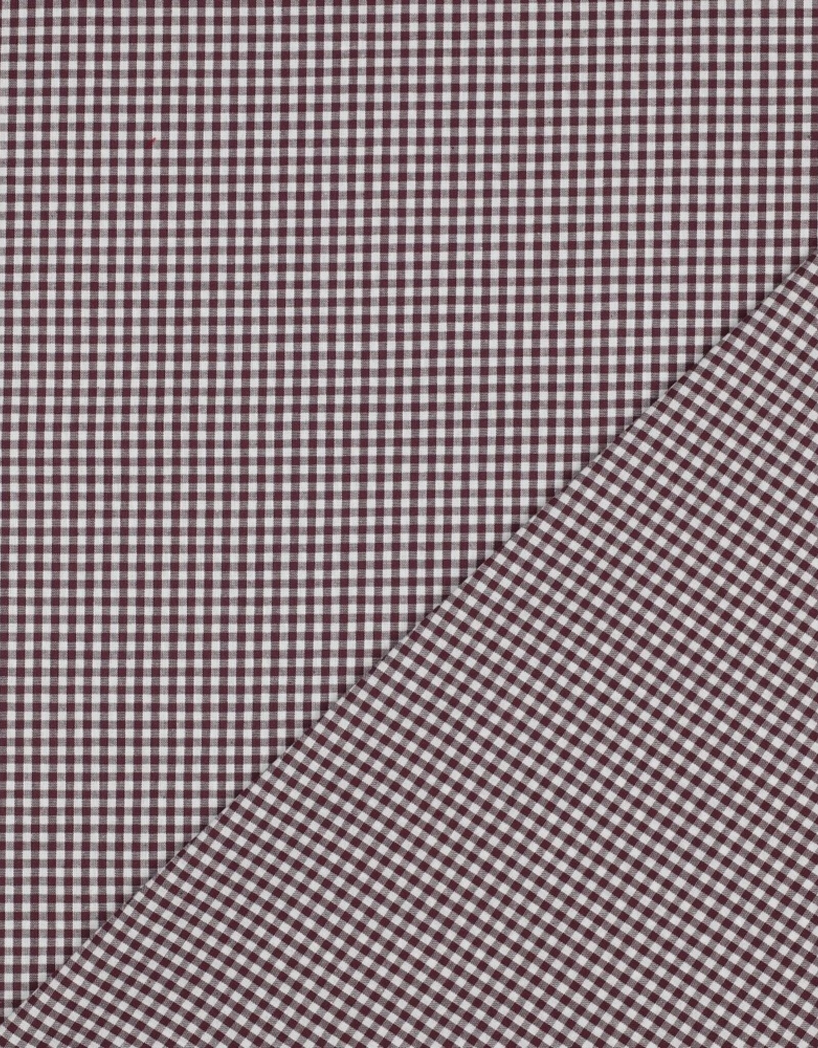 Vichy Small - Yarn Dyed - Bordeaux