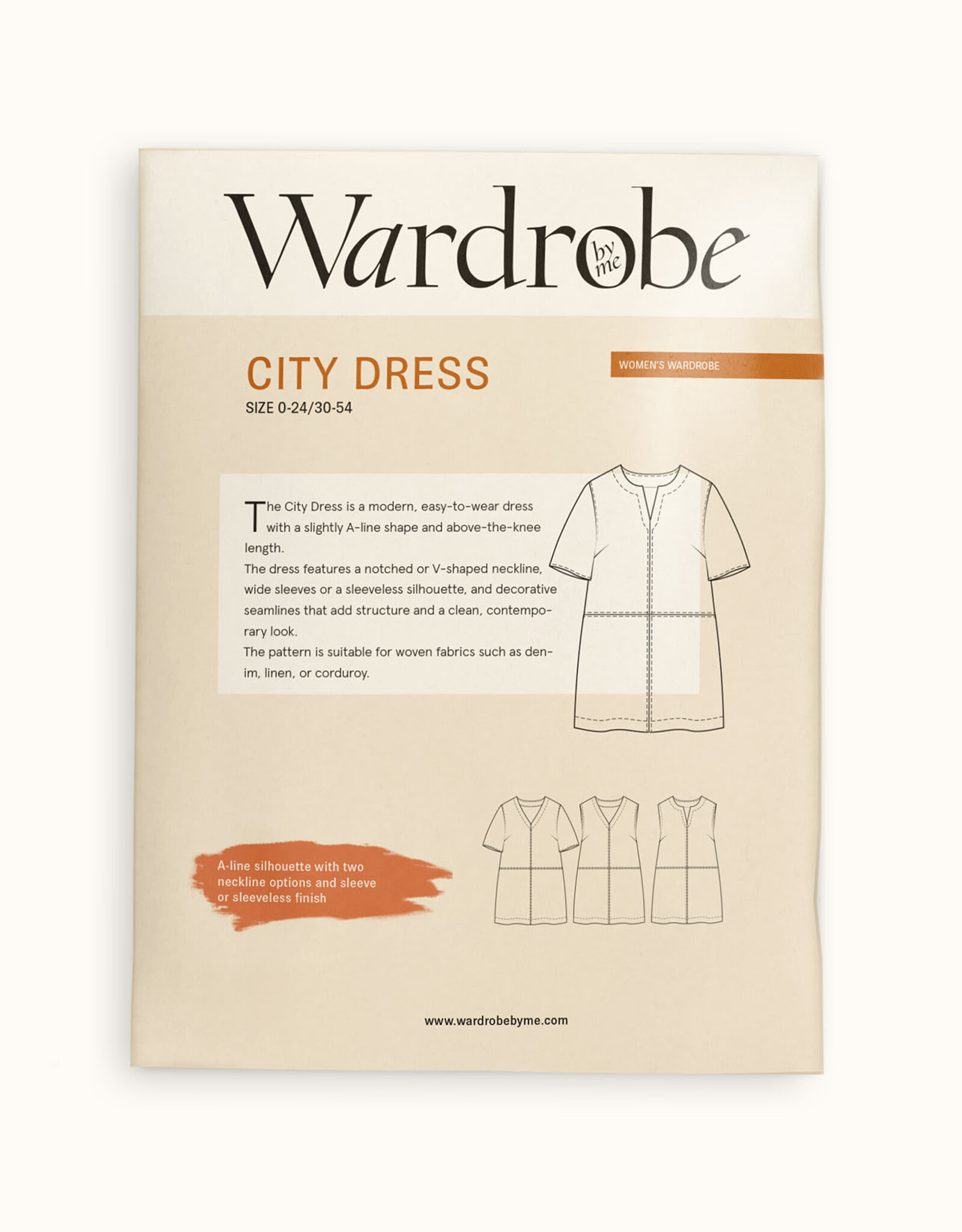 Wardrobe By Me Patroon - City dress