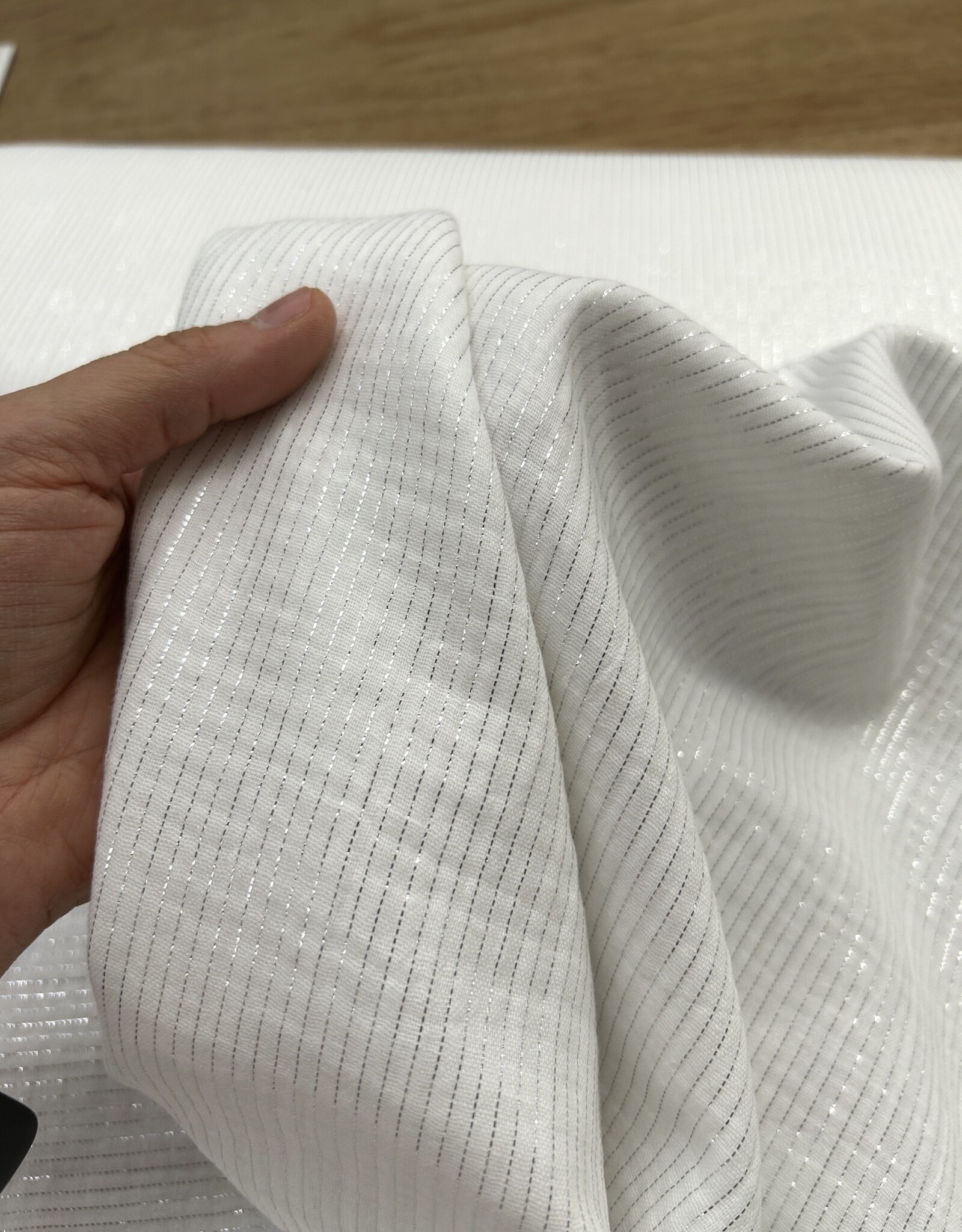 Double Gauze mer zilver