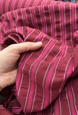 Seersucker Streep - Plum