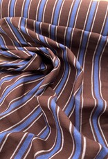 Seersucker Streep - Brown