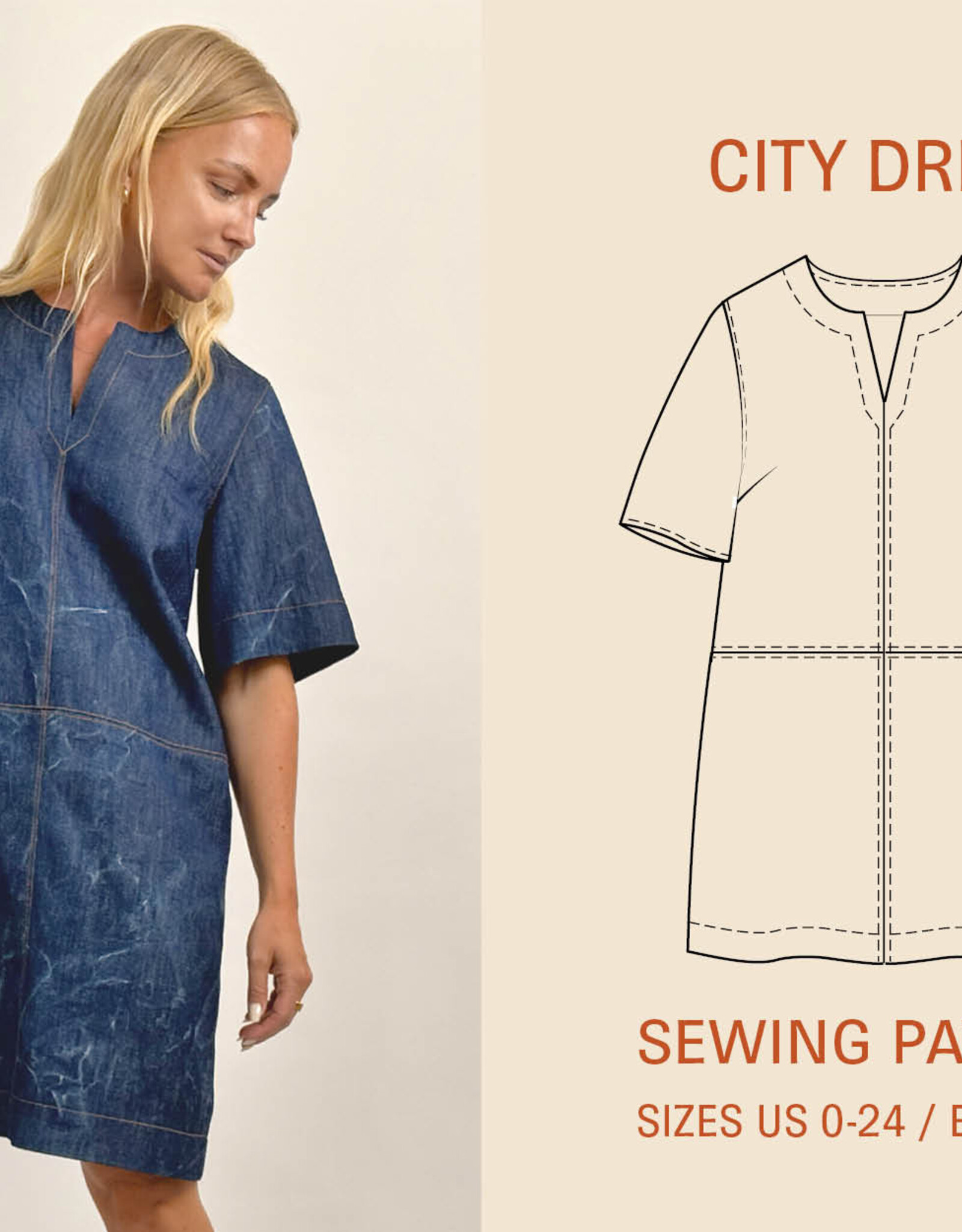 Wardrobe By Me Patroon - City dress