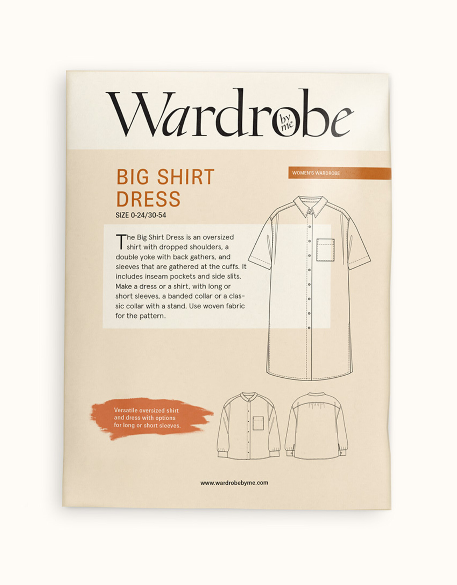Wardrobe By Me Patroon - Big Shirt Dress