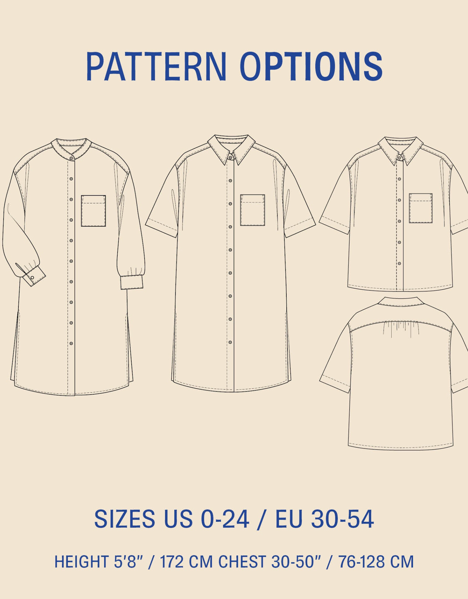 Wardrobe By Me Patroon - Big Shirt Dress