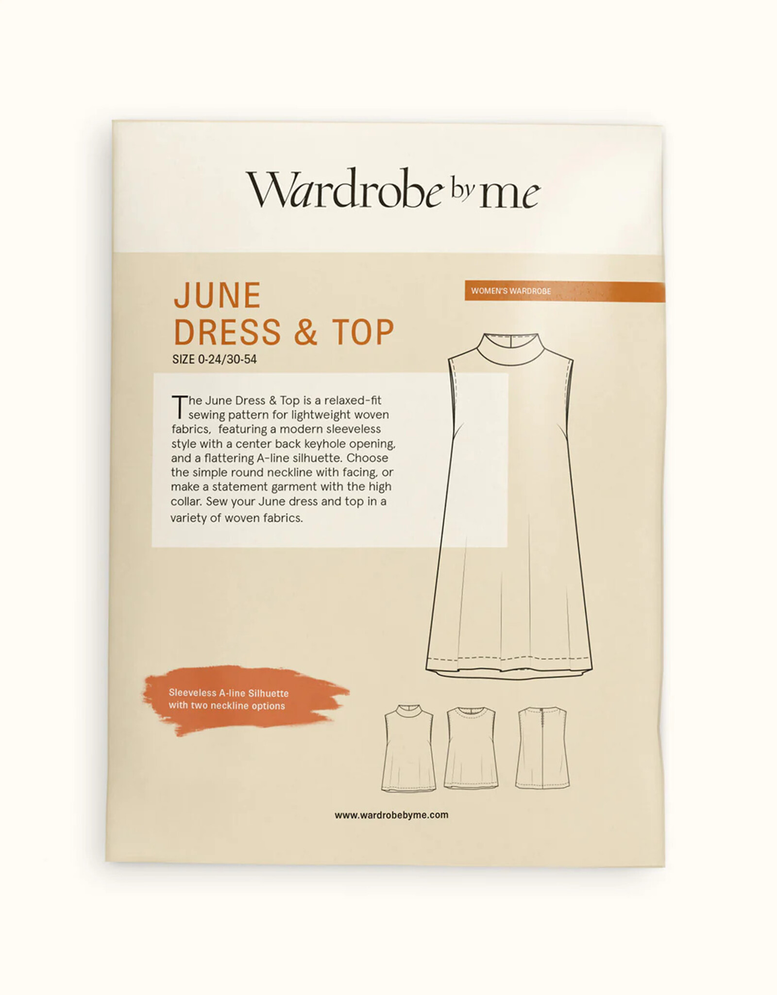 Wardrobe By Me Patroon - June Dress