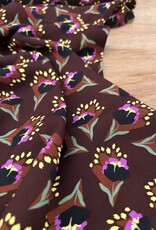 Viscose - Viola Flowers