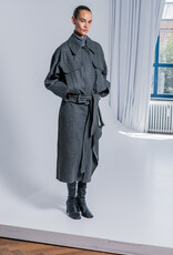 Fibre Mood Washed Heavy Denim - Dark Grey - Nori & Yuna
