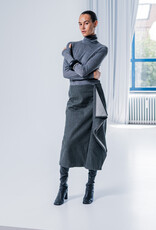 Fibre Mood Washed Heavy Denim - Dark Grey - Nori & Yuna