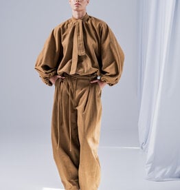 Fibre Mood Washed Heavy Denim - Camel - Kiva & Elva