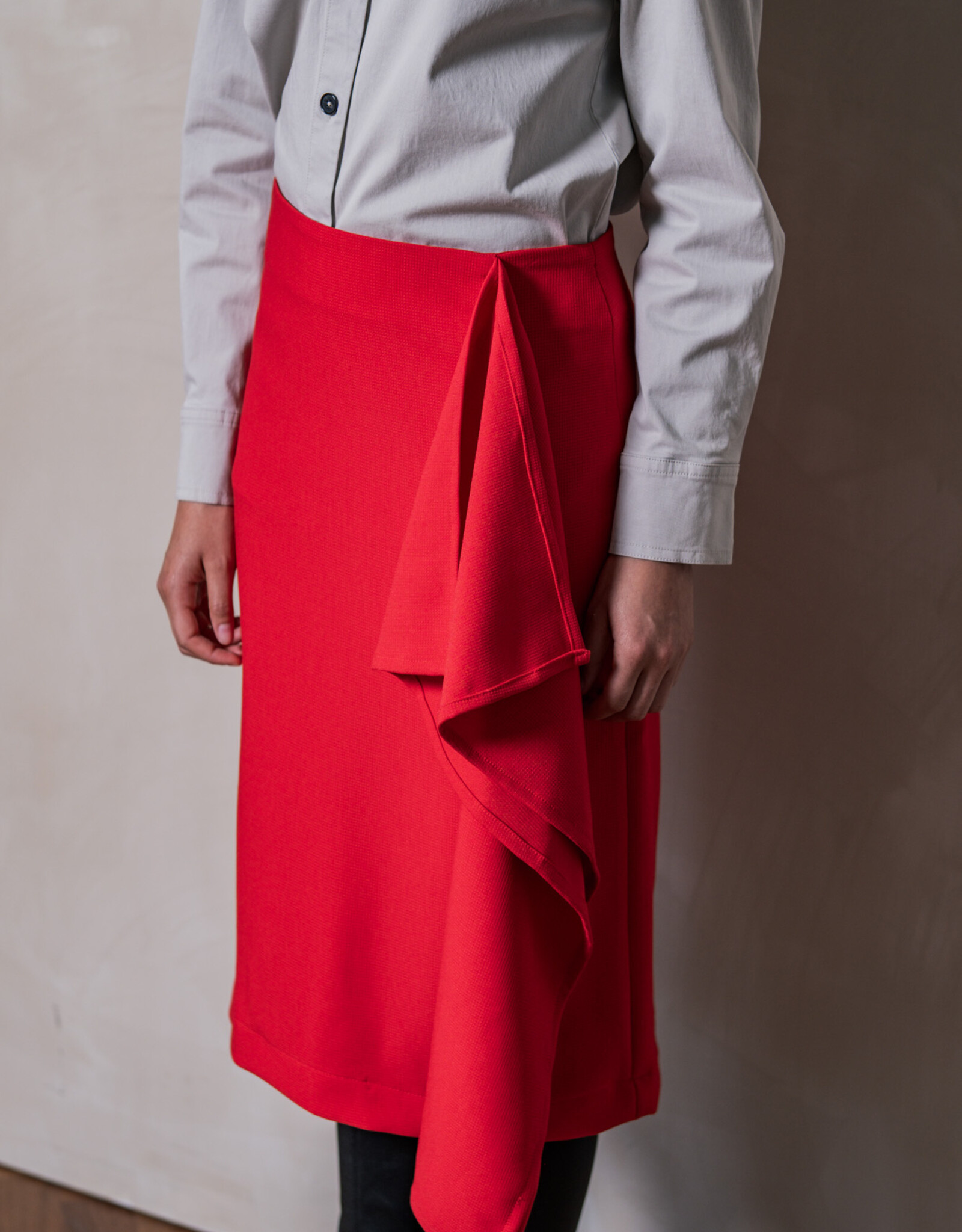 Fibre Mood Vicose Crepe - Red - Yuna